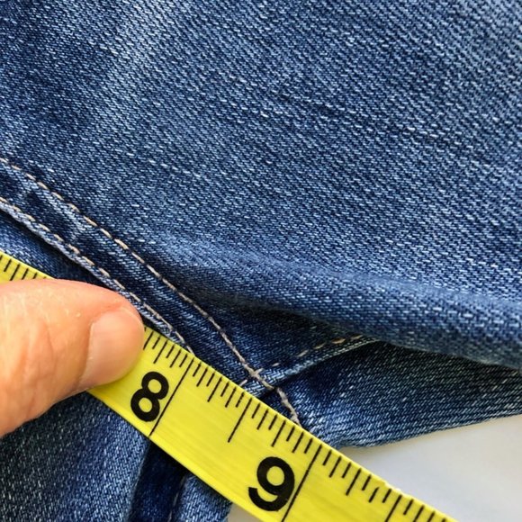 Paige Verdugo Ultra Skinny Medium Wash Destructed Jeans - Picture 8 of 13